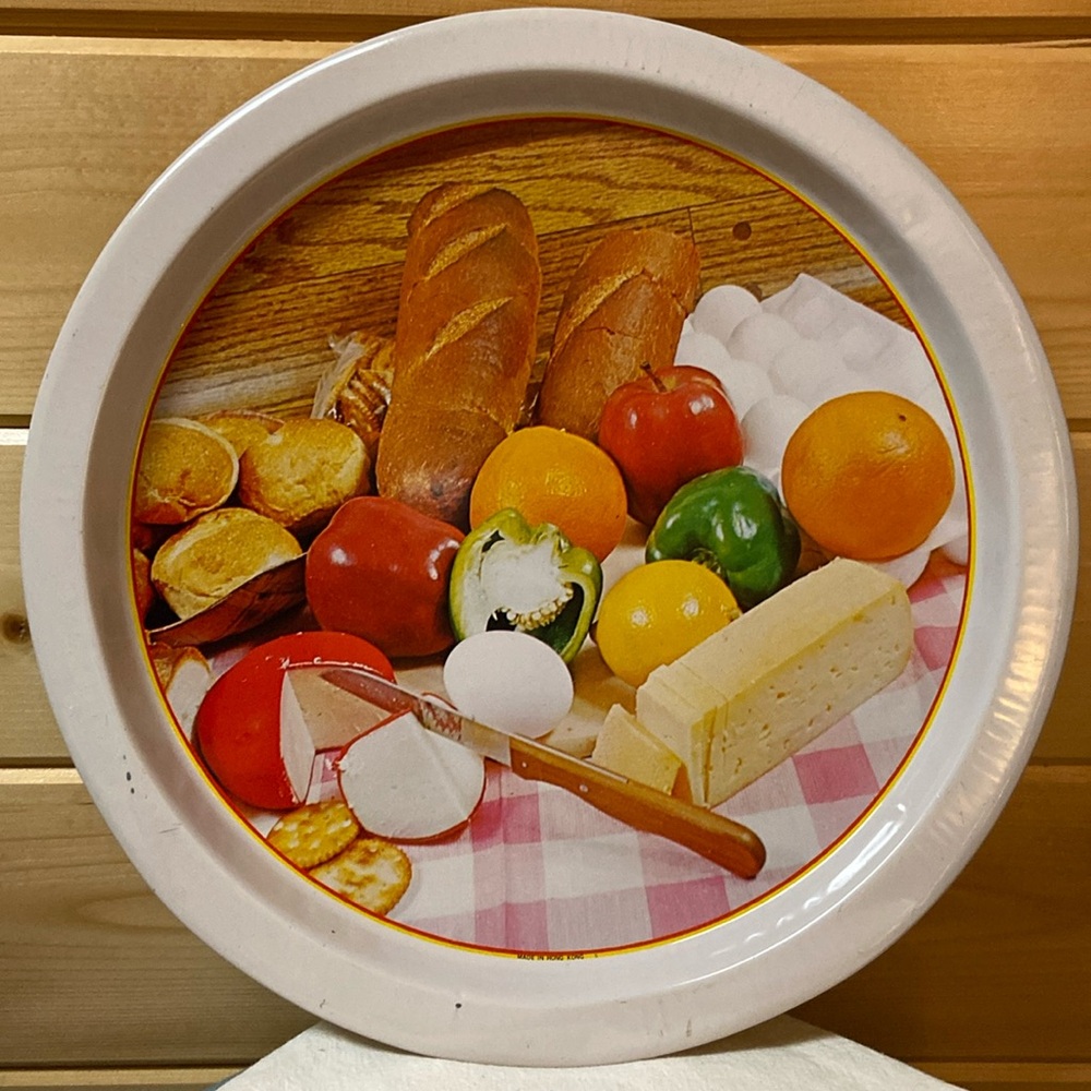 Vintage enamel tray
